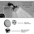 Aquacubic cUPC certified matte black fashion concealed pressure balance shower faucet set